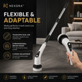 Nexora™ Smart Spin Scrubber – 8 Professional Cleaning Heads